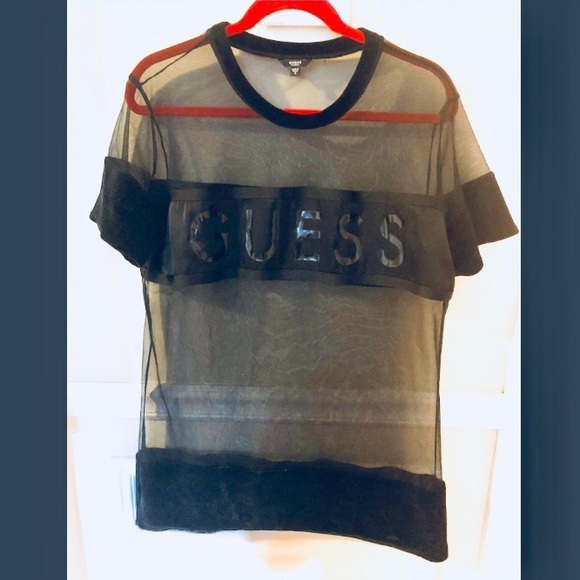 guess mesh shirt